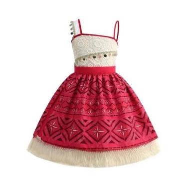 Imagem de Vestido De Princesa Moana 2 Para Crianças, Fantasia Disney, Vestido De