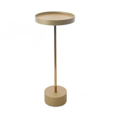 Imagem de Mesa De Apoio Valentin Alta Champagne/Dourado- Lumi