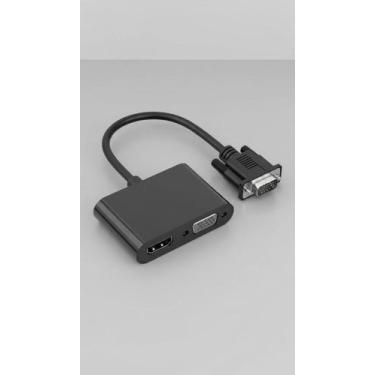 Imagem de Adaptador VGA para HDMI/VGA com Áudio e USB - Congratulations Store