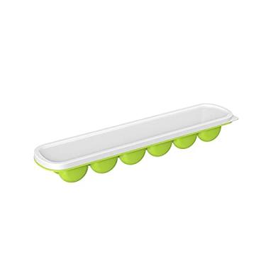 Imagem de Bandeja de cubo de gelo para fazer cubo de gelo de silicone bandeja de cubo de gelo adequada para coquetel de uísque com tampa ferramenta de barra de cozinha doméstica molde de cubo de gelo (cor: ver