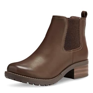 Imagem de Eastland Bota feminina Jasmine Chelsea, Marrom, 9 Wide