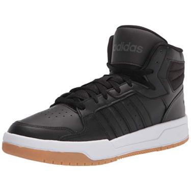 Imagem de adidas Tênis de basquete masculino Entrap Mid, Preto/Preto/Gum 3, 39
