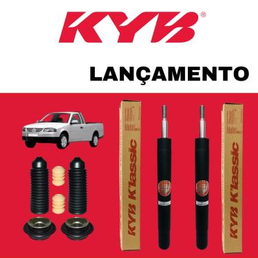 Imagem de 2 Amortecedor Dianteiro Novo Kayaba Linha Klassic + Kit Batente Vw  Saveiro G2 G3 G4  2005
