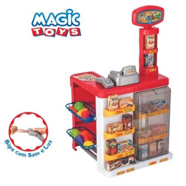 Imagem de Mercadinho Com Bipe E Acessórios Magic Market - Magic Toys