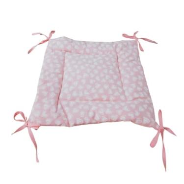 Imagem de Cama Rede Suspensa para Gatos: Conforto e Diversão em 40x40, Cor Rosa - Uma Opção Acolhedora para Seu Pet Relaxar e Brincar
