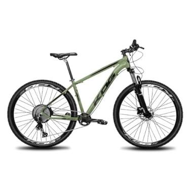 Imagem de Bicicleta Aro 29 MTB KOG 12 Velocidades Freios Hidráulicos,21,Verde Militar Preto