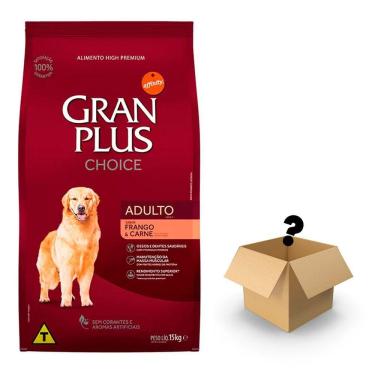 Imagem de Ração Gran Plus Cães Choice Adultos Frango E Carne - 15kg +Surpresa