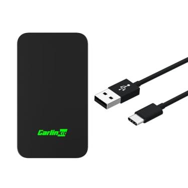 Imagem de Adaptador USB CarlinKit 5.0 sem fio CarPlay/Android Auto para carros CarPlay com fio de fábrica (ano do modelo: 2015 a 2025), dispositivo CarPlay/Android Auto sem fio converte com fio para sem fio