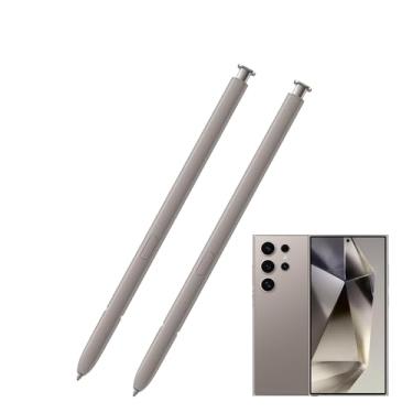 Imagem de Pacote com 2 canetas de substituição S24 Ultra S para Samsung Galaxy S24 Ultra Stylus sem Bluetooth, Galaxy S24 Ultra caneta de substituição para Samsung Galaxy S24 Ultra S Pen EJ-PS928BYEGUS (cinza