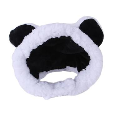 Imagem de Generic Chapéu de gato gatos fantasia boné de festa ao ar livre macio cabeça envoltório orelhas envoltório para pequeno animal filhote de cachorro médio a, Branco e preto