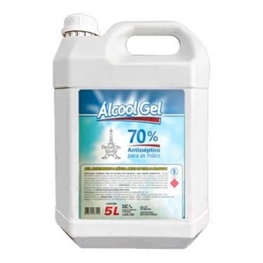 Imagem de Álcool Gel 70% Cristal Bactericida Antisséptico 5 Litros