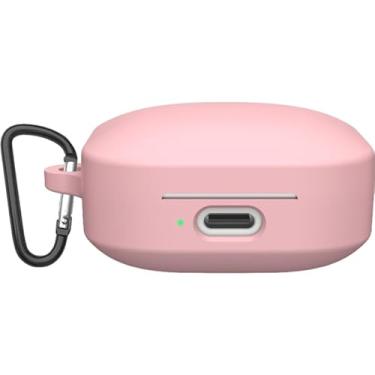 Imagem de Capa protetora de silicone para xiaomi air 4se, 2 pacotes, capa protetora de fone de ouvido sem fio, capa protetora, capa anti-poeira,Pink