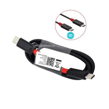 Imagem de Cabo de Dados Type-c X Type-c Turbo ORIGINAL ZTD Compatível P/ Moto G7