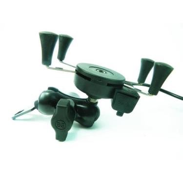 Imagem de Suporte Com Carregador Usb Para Celular Gps Moto Universal - Stallion