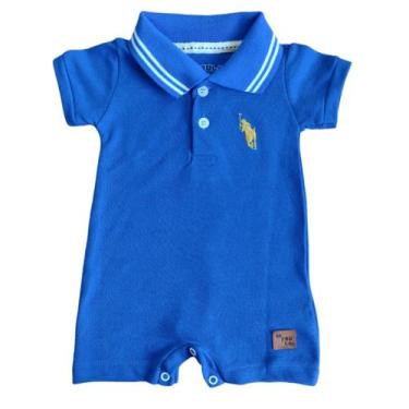 Imagem de Macacão Curto Bebê Menino Romper com um lindo Bordado Luxo - Patrulha 