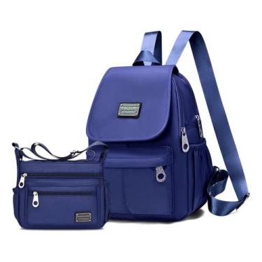 Imagem de Kit Mochila Viagem & Bolsa Resistente Academia Impermeável - Alwy, Azu