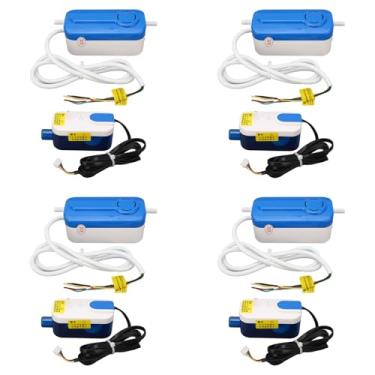 Imagem de 4pcs HVAC Bomba de Condensado Dreno Mini Split Remoção Automática Portátil para Ar Condicionado AC110-240V 24L por Hora Desumidificador de Forno AC Potência de