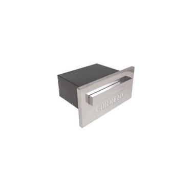 Imagem de Caixa Correio Embutir Inox 20cm Profundidade Luxo - Ideallume, Correio