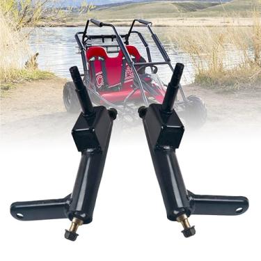 Imagem de Junta de direção do eixo esquerdo e direito com conjunto de junta esférica adequada para Coleman KT196 Go Kart para 4 rodas 196cc 6,5HP CK196-T movido a gás off-road Quad Racing Go Kart