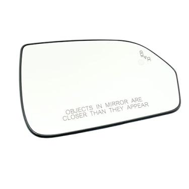 Imagem de Vidro espelhado aquecido com ponto cego sem escurecimento automático compatível com Lincoln MKZ 2013 2014 15 16 17 18 19 2020 vidro de substituição do espelho retrovisor esquerdo com placa traseira