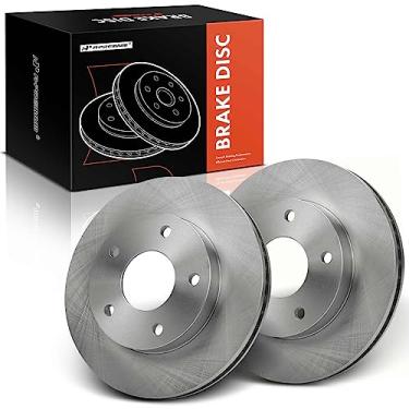 Imagem de A-Premium Rotores de freio a disco ventilados frontais de 10,50 polegadas (267 mm) compatíveis com modelos selecionados Chevy, Cadillac, GMC, Oldsmobile e Buick - Blazer, Jimmy, Typhoon, Syclone, S10,