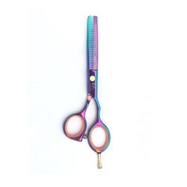 Imagem de Tesoura umi desbaste dy-528 fruta cor 6.0 polegadas