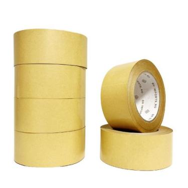 Imagem de Kit c/8 und Fita Kraft Lisa Modelo 491 55mm x 50M MIC 135 - BH Imports