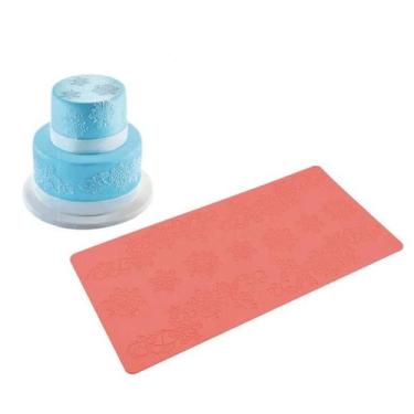 Imagem de Molde De Silicone Confeitaria - Arabesco de Neve - FT211 - 1 unidade -