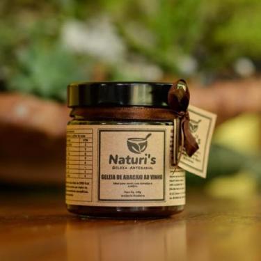 Imagem de Geléia Artesanal Naturi's  Sabor Abacaxi ao Vinho 210g - Naturi's Gelé