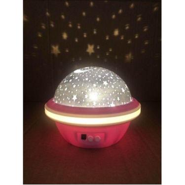 Imagem de Projetor De Luminária Ufo Noturna Iluminação Quarto Sala - oem, Roxa