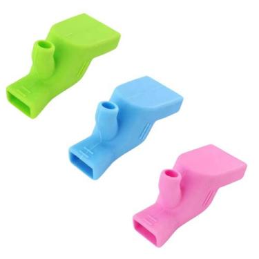 Imagem de Extensor de Torneira Silicone Flexível para Crianças 2un - Shopping Be