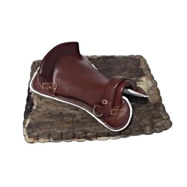 Imagem de Sela FREIO DE OURO CAVALO laço comprido e MANTA LÃ SOCADA - SELARIA SE