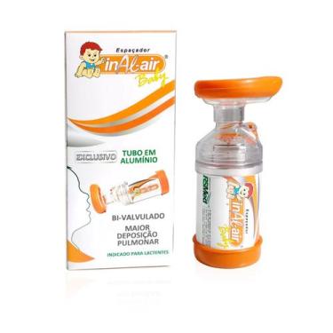 Imagem de Espaçador Nenem Baby Bronquite Crônica Criança Asma Pulmonar Pulmão Al