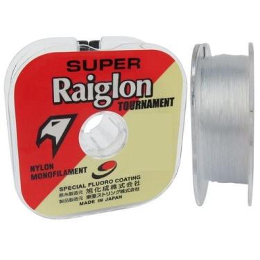 Imagem de Linha Pesca Monofilamento Super Raiglon 0.40mm 36lbs 16.3k 100m Branca