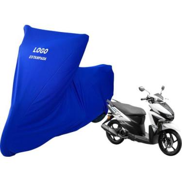 Imagem de Capa Para Cobrir Moto Yamaha Neo 125 Com Logo - Mz, Azul