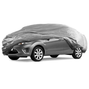 Imagem de Capa Cobrir Carro 100% Impermeável Proteção Sol Chuva Poeira Tamanho M