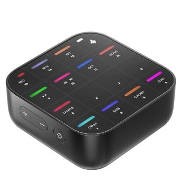 Imagem de Donner controlador midi bluetooth medo, groovebox portátil | acorde, amostra, solo, baixo, bateria | looper e sintetizador integrados | iOS, Mac, Windows, Android | capa de silicone, aplicat
