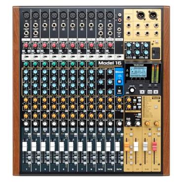 Imagem de Tascam Estúdio de mixagem e gravação multifuncional modelo 16 de 16 faixas, mixer analógico, gravador digital, interface de áudio USB