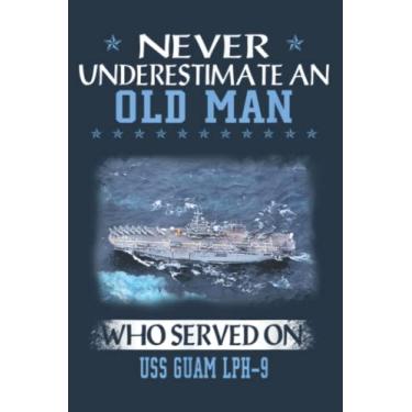 Imagem de USS Guam LPH-9 Veterans Day Father Day: Study Notebook, 6 x 9 inches, 120 pages
