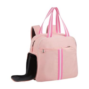 Imagem de menolana Mochila Pickleball Mochila Pickleball com Alça Ajustável Removível Bolsa de Ombro Bolsa Multifuncional Bolsa de Raquete Pickleball, Rosa