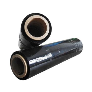 Imagem de Kit 2 Filme Stretch Preto 500 X 0,025 X 3 (400m) Estreche