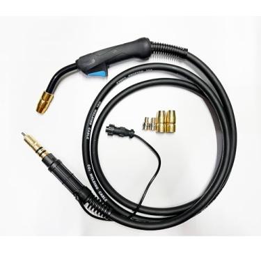 Imagem de USWELDWIRE Substituição de tocha de pistola de solda Miller M-15 M-150 M15 MIG com consumíveis gratuitos (arma de 3 metros)
