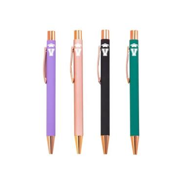 Imagem de Class of 2025, presentes de formatura com inicial, conjunto de 4 canetas esferográficas, canetas inspiradoras engraçadas, ferramentas de escritório para formatura - V