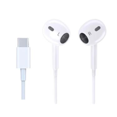 Imagem de Fone de Ouvido USB-C 3ª Geração - Redução de Ruído 99,15%, Cabo Tecido Antitramado. Qualidade Premium. Compatível com Samsung, Motorola, LG e Smartphones Tipo-C.