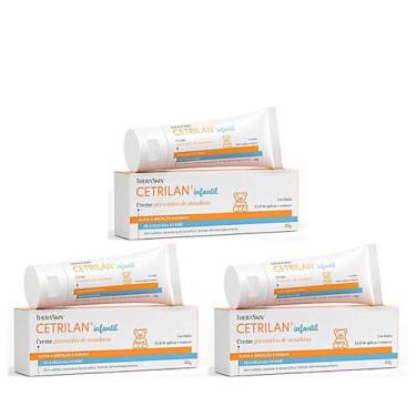 Imagem de Kit 3 Cetrilan Creme Previne Assaduras 40g. Theraskin