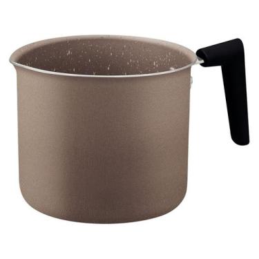 Imagem de Leiteira Tramontina de Alumínio 1,9L 14cm Milazzo, 1,9L, Amêndoa