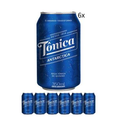 Imagem de Água Tônica Antarctica Lata 350ml 6 unidades Original OU Zero, 6x Água