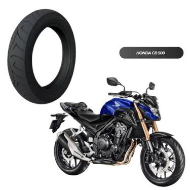 Imagem de Pneu 130/70-17 p/ Moto CB 500 CB 450 XT660 CB 450 DX  + Brlnde (Redinh