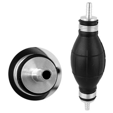 Imagem de Bomba de combustível 6/8/10/12 mm carro universal bomba de combustível borracha transferência manual gasolina líquido gasolina mão primer tubo de alumínio bomba de combustível diesel (6 mm)