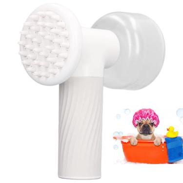 Imagem de Escova de Banho Espuma Pet Cao Cachorro Gato Dispenser Shampoo Automat